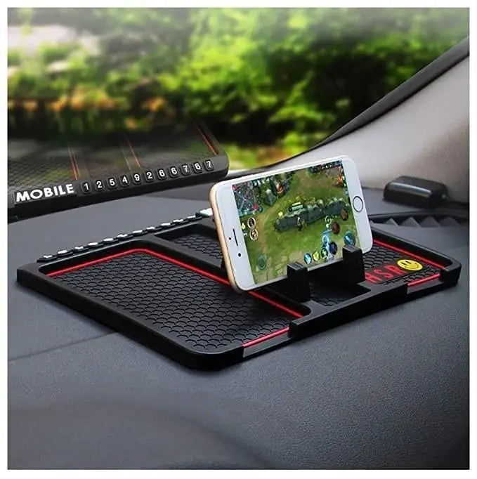 HSR Car Accessories Multifunction Phone GPS Holder Anti-Slip Silicone Pad and Car Mobile Holders for Car Dashboard 532x01-hn