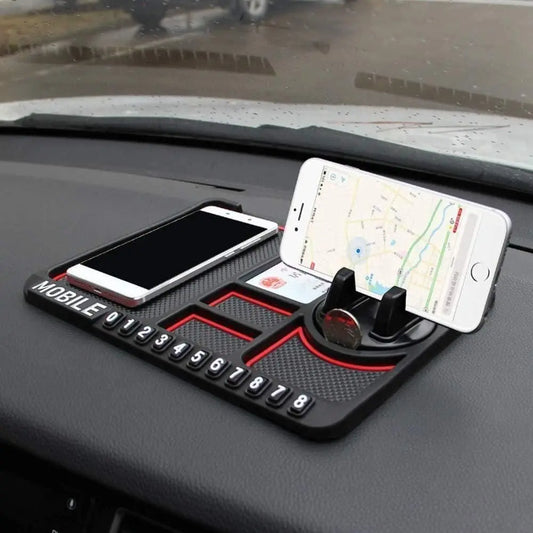 HSR Car Accessories Multifunction Phone GPS Holder Anti-Slip Silicone Pad and Car Mobile Holders for Car Dashboard 532x01-hn